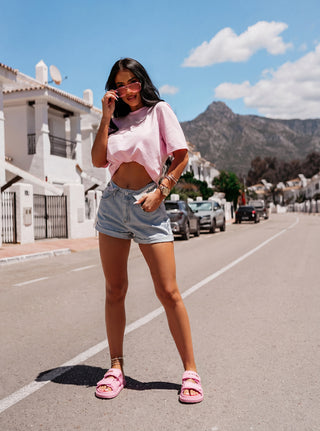 OLAVOGA OVIRA T-SHIRT PINK